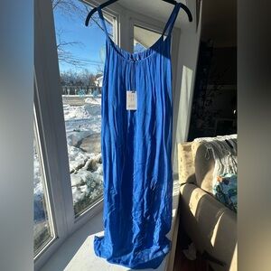 NWT Rosemarine silk blend maxi dress